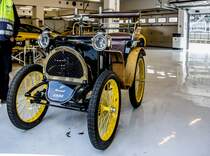 Der Ur-Renault (Renault Voiturette). Foto: 14.09.2014, World Series by Renault