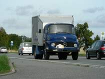 kleiner Benz-Hauber unterwegs von Stralsund nach Stettin am 03.09.08 mit der Hanse-Tour bei Brandshagen