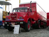 MAN-Sattelzug zu Gast im Stadthafen Stralsund am 03.09.08 mit der Hanse-Tour