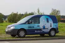 VW Caddy mit Werbung. - 30.09.2014