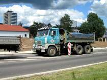Reichlich verziehrter Tatra 815 in Klasterec, 18.06.07