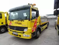 Abschleppfahrzeug, Mercedes Atego, im Auftrag des ACE e.V. in Dortmund am 24.09.14.