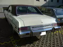 Heckansicht eines 1974´er Plymouth Valiant twodoor Hardtop. Herbstfest an der Düsseldorfer Classic Remise am 04.10.2014.