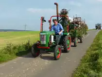 Holder, gesehen in 36100 Petersberg-Almendorf anl. der Jubiläumskirmes im Oktober 2014