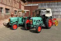 Kramer-Brüder, gesehen in 36100 Petersberg-Almendorf anl. der Jubiläumskirmes im Oktober 2014