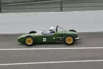 LOTUS 18, Bj:1960, ccm 1098, Fahrer: BARRIE Robert (Sco), am 20.9.2014 beim Rennen der Formula Junior Historic Racing Association in Spa Francorchamps 