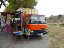 EBRO Mobiler Marktstand in Roses ( Spanien) am 30.09.2014