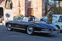 Mercedes 300 SL Cabrio (W 198) in Obernai, 3.10.2012