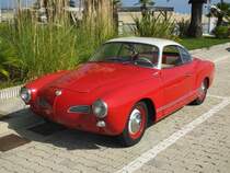 Karmann-Ghia Typ 14, im Hafen von Pescara (Italien) - Aufnahmedatum 11.10.2014