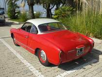 Karmann-Ghia Typ 14, im Hafen von Pescara (Italien) - Aufnahmedatum 11.10.2014