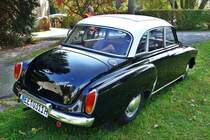 Heckansicht Wartburg 311 Limousine mit 1000 ccm Motor, im sehr schönen Design , Jagsal 12.10.2014