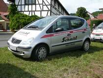 A-Klasse eines Baumaschinenvermieters anl. Ortsjubilum  950 Jahre Ltterz  in 36137 Groenlder-Ltterz am 24.08.08 

