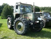 MB Trac 1500 Turbo Power bei der 1. Oldtimerausstellung in 36119 Neuhof - Hattenhof am 31.08.08 
