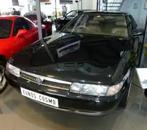 Mazda Eunos Cosmo, 2x2 Coupe mit 280PS Wankel-Motor, Bauzeit 1990-95, Museum Autovision Altluheim, Sept.2014