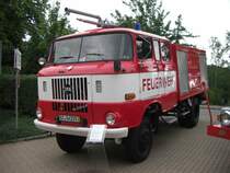 W50 LA/ TLF 16 GMK.
Baujahr 1990, Letztes gefertigtes Fahrzeug des W50, gefertigt fr Ungarn, durch den Zusammenbruch der DDR aber abgelehnt.
Das Fahrzeug kam daraufhin zur FFW Hirschfelde/Sa.
Hersteller : VEB IFA-Kombinat Ludwigsfeld.

Ausgestellt bei Historik Mobil in Jonsdorf am 09/10.08.2008.