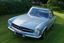  . Mercedes Benz 250 SL Automatique war bei den Classic Days in Mondorf zu sehen.  30.08.2014