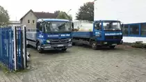 Mercedes Atego 824 und Mercedes LK 814 Gladbeck 23.10.2014