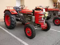 Oldtimer Traktor Hürlimann D-95 in Bremgarten AG am 18.10.2014