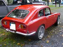 Heckansicht eines Honda S800 Coupe. 1966 - 1971. Oldtimertreffen am Schwarzwaldhaus im Neandertal am 26.10.2014.