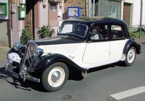 Citroen Oldie bei  2000 km durch Deutschland  in Euskirchen am 22.07.2008