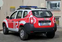 Dacia Duster HASIČI Feuerwehr Nýrany Kommandowagen in Zeulenroda. 27.09.2014