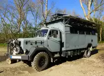 Magirus Deutz 120 D10, als Expeditionsfahrzeug, Okt.2014