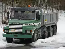 Scania 113H 360 Kipper, Kangasala, Finnland, 14.4.2013 