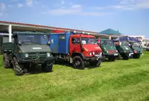 Mercedes Benz Unimog`s in Michelau am 15.07.2007.