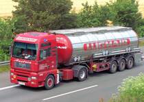 MAN Tank-Sattelzug - Spedition Lugmair sterreich - auf der A 61 Nhe Rheinbach Richtung Koblenz - 29.06.2006