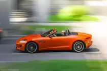 Jaguar F-Type in Stuttgart am 13.7.14