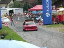 Lancia Delta S4 startet beim Bergrennen in Oberhallau 2008.
