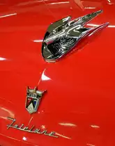 Ford, K�hlerhaube des PKW  Fairliner  mit Schriftzug, Logo und K�hlerfigur, Nov.2014