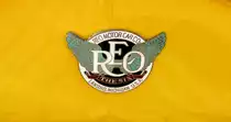 REO MOTOR CAR Co., Logo an einem Oldtimer-PKW von 1916 der US-amerikanischen Autofirma, Nov.2014