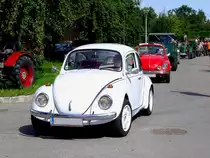 VW-Käfer, am Weg zur Oldtimerveranstaltung Münsteuer; 140810