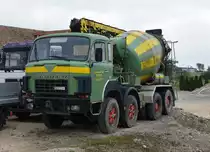 SAURER: Betonmischer SAURER D 330B in Niederbipp am 14. September 2014.
Foto: Walter Ruetsch 