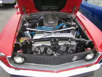 Ford Mustang Cobra Motor in Welland am 19.07.2009.