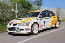 Mitsubishi Lancer EVO in Ebern am 26.05.2012. Noller/ Kopczyk