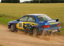 Subaru Impreza bei Grabfeld am 02.07.2011.