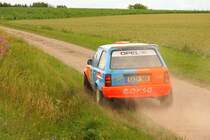 Opel Corsa A bei Grabfeld am 02.07.2011.