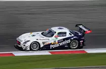 Mercedes-Benz SLS AMG GT3, Team Polarweiss Racing, am 4.Aug.2012 Nürburgring