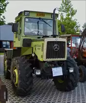 .  Mercedes Benz MB Trac, Bj 1989, 80 Ps, 4 Zyl, 3944 ccm, war am 19.07.2014 beim Oldtimertreffen in Consdorf zu sehen. 