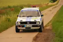 Volkswagen Golf I GTI bei Grabfeld am 02.07.2011.