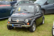 Fiat 500 Oldie am Flugplatz Wershofen - 07.09.2014
