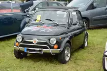 Fiat 500 Oldie am Flugplatz Wershofen - 07.09.2014