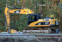 Kettenbagger CAT 324D mit Hydraulikhammer. - 19.10.2014