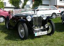 MG anl. der 1. Oldtimerausstellung in 36119 Neuhof - Hattenhof am 31.08.08 

