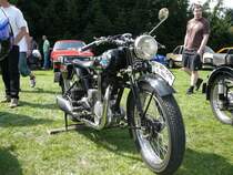 NSU 501 OSL, Baujahr 1935, anl. der 1. Oldtimerausstellung in 36119 Neuhof - Hattenhof am 31.08.08 
