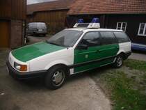 VW Passat Polizei Fahrzeug aufgenommen am 20.10.2014 in Calw