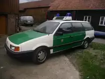 VW Passat Polizei Fahrzeug aufgenommen am 20.10.2014 in Calw