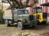 Militärfahrzeuge CH von Walter Ruetsch
SAURER: Privat genutzter ehemaliger Militär Saurer 2 DM Kipper beim Bad Lauterbach ob Oftrigen am 27. März 2011.
Foto: Walter Ruetsch